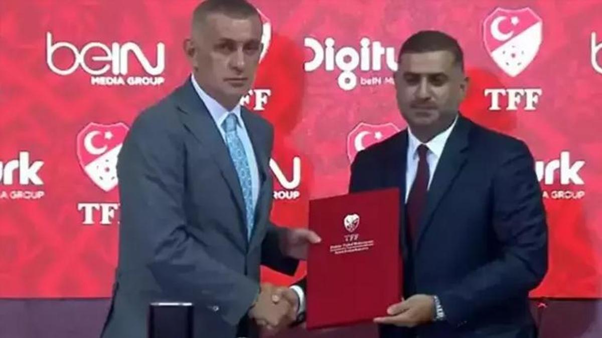 Süper Lig ve 1. Lig medya yayın hakları imza töreni gerçekleştirildi