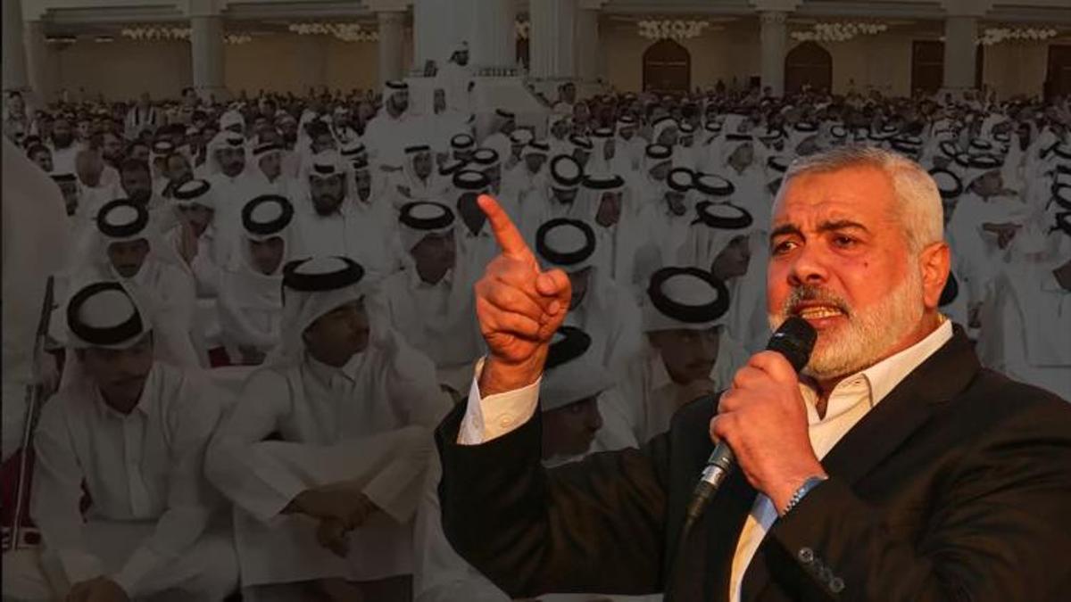 Haniye'nin cenaze töreninden ilk görüntüler! Dünyanın gözü Katar'da