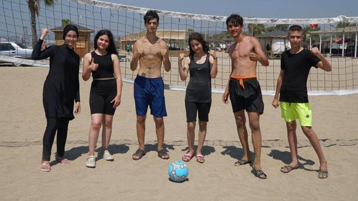 Gaziantep'te günübirlik deniz kampı büyük ilgi görüyor