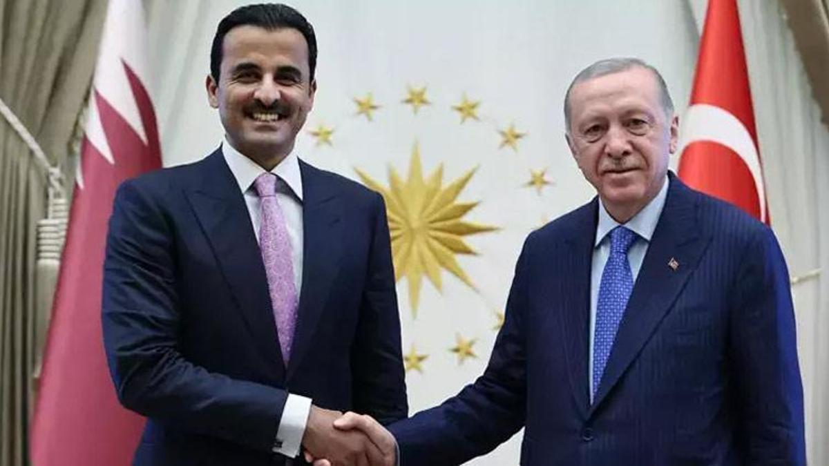 Cumhurbaşkanı Erdoğan, Katar Emiri Al Sani ile görüştü