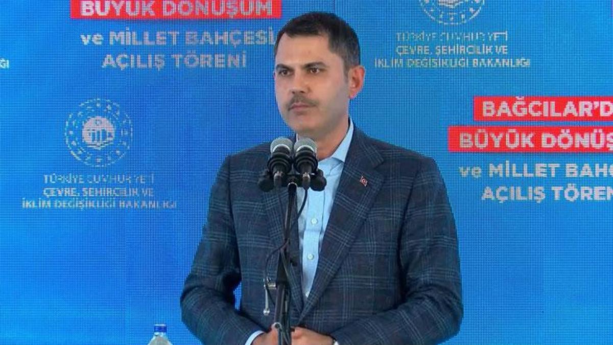 Bakan Murat Kurum: Pimi çekilmiş bir bombanın üzerinde oturuyoruz