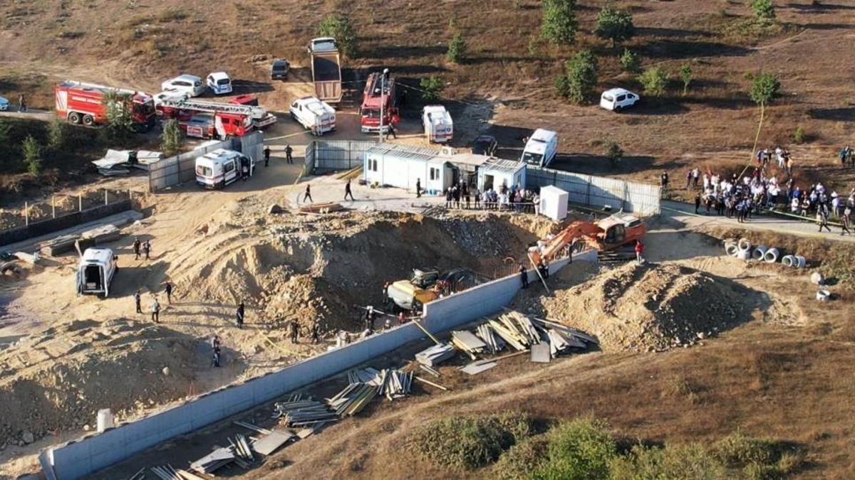 Tuzla'da şantiyede göçük! 2 işçiden acı haber geldi