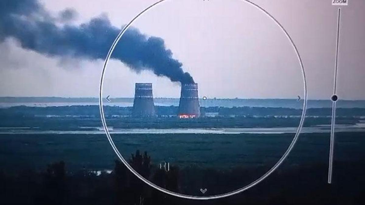 Zaporijya Nükleer Santrali’nin soğutma sisteminde yangın çıktı! Ukrayna, Rusya'yı suçladı