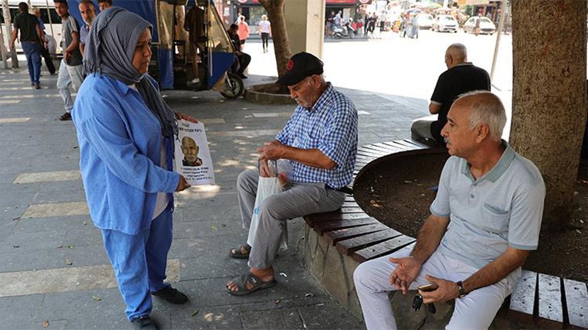 Adana'da sokak sokak gezip "Babamı gördünüz mü" diye soruyor
