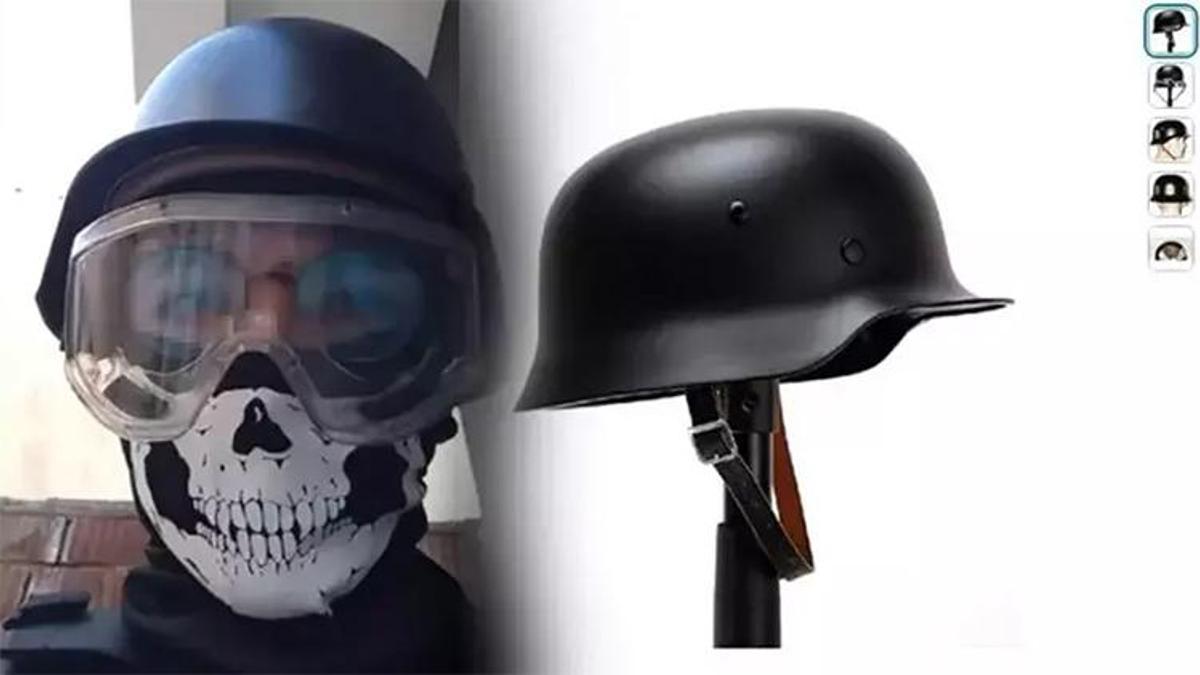 Başına geçirdiği Nazi kaskını Almanya'dan getirtmiş! Eskişehir'deki bıçaklı saldırganın yazışmaları ortaya çıktı