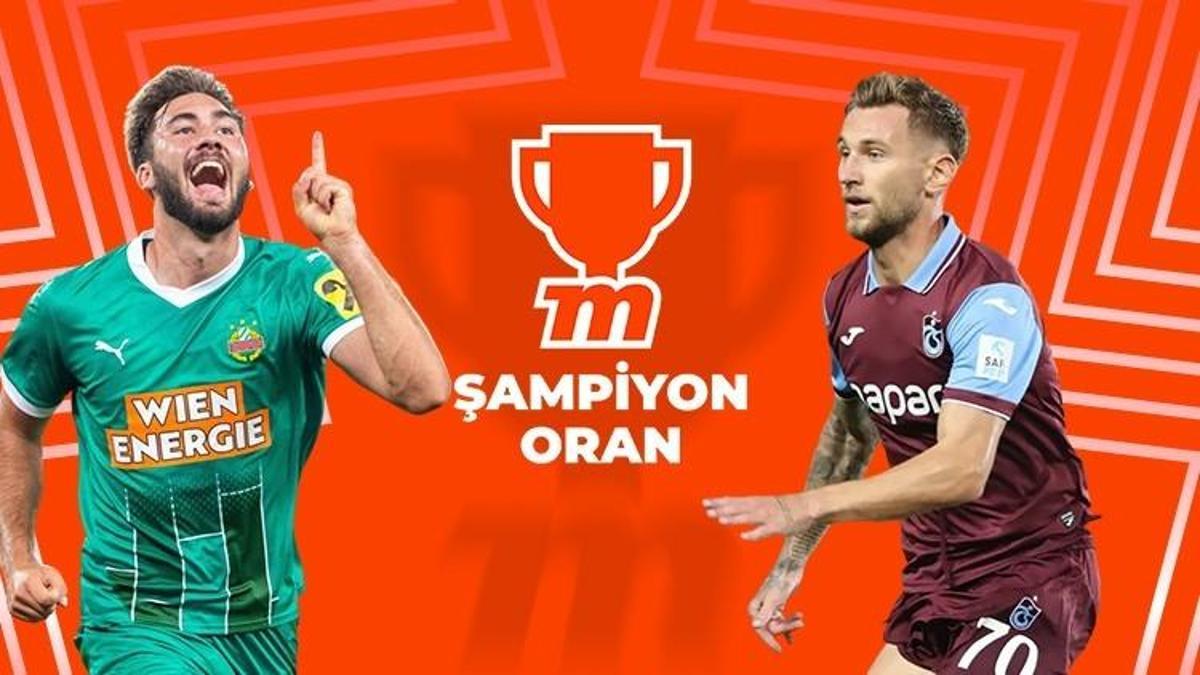 Rapid Wien - Trabzonspor maçı Tek Maç, Canlı Bahis, Canlı Sohbet, Şampiyon Oran seçenekleri ile Misli'de