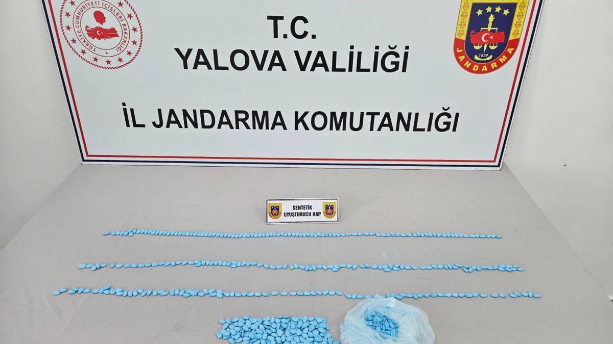 Yalova'da Jandarma 500 extcy hap ele geçirdi