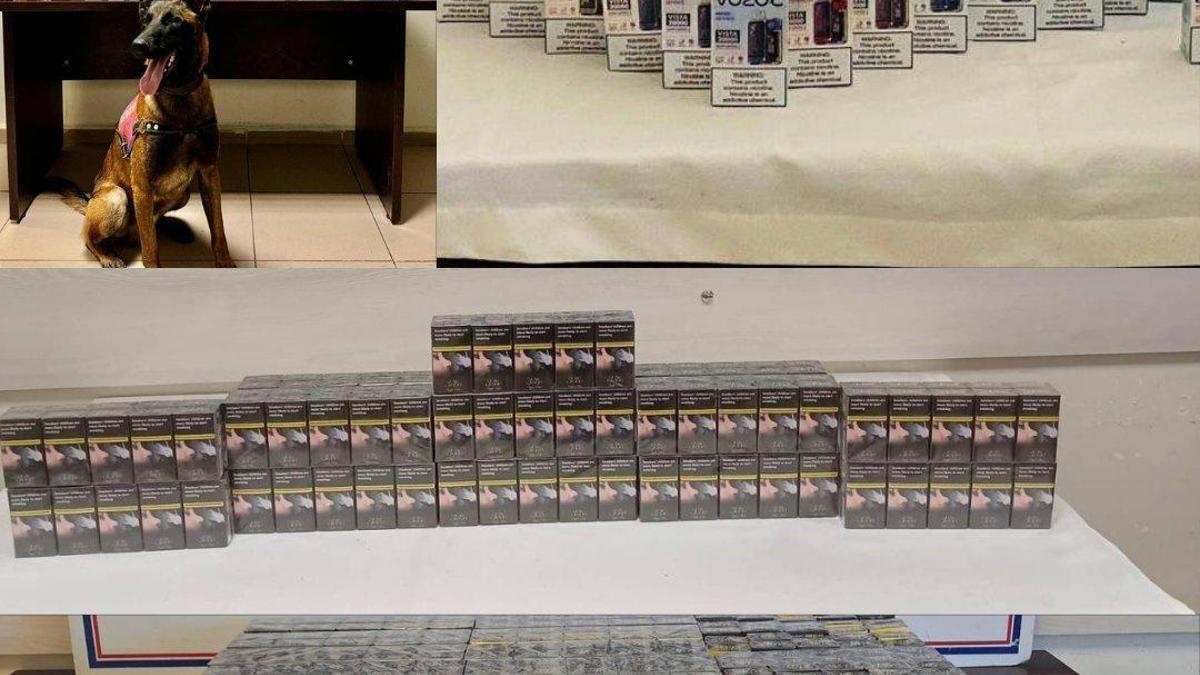Batman'da 976 paket kaçak sigara ele geçirildi