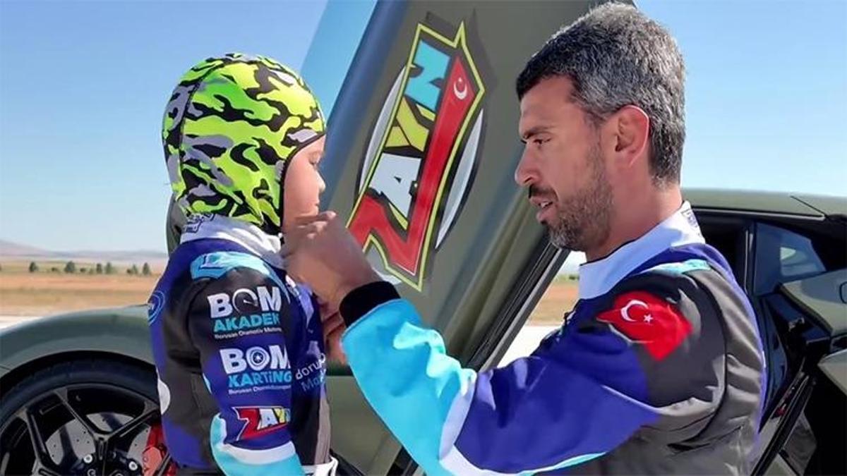 5 yaşındaki Zayn yine şaşırtmadı! Bu kez 312 kilometre hız yaptı