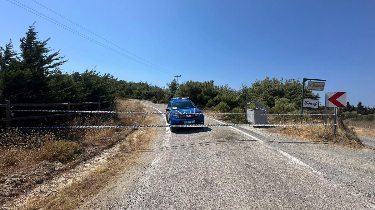 Bozcaada'da yangın riski nedeniyle Polente Feneri'ne girişler yasaklandı