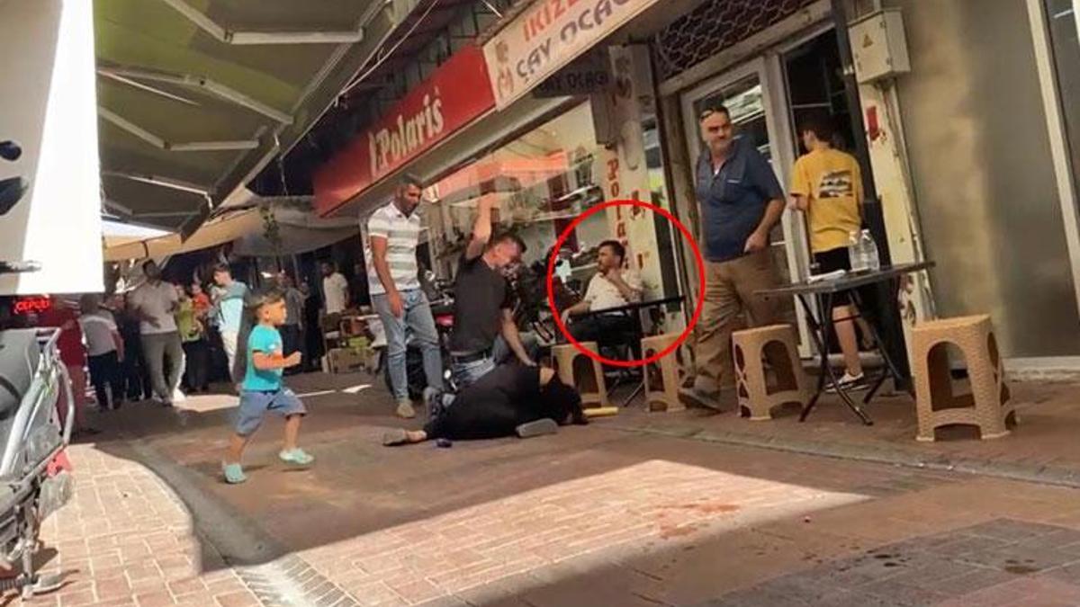 Hamile eşini sokak ortasında döven koca tutuklandı