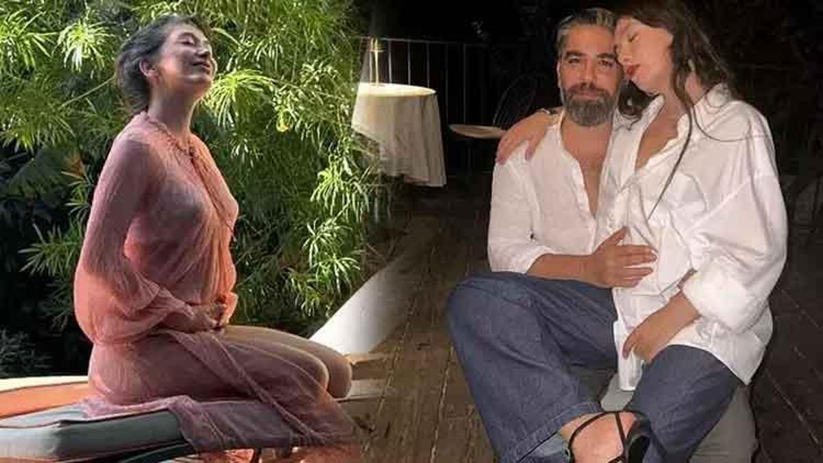Temmuz ayında hamile olduğunu duyurmuştu! Neslihan Atagül'den aile fotoğrafı