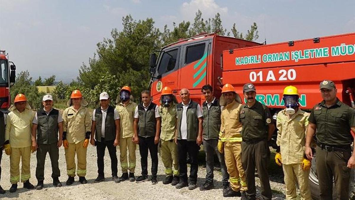 Adana'da orman yangını riskine karşı tatbikat yapıldı
