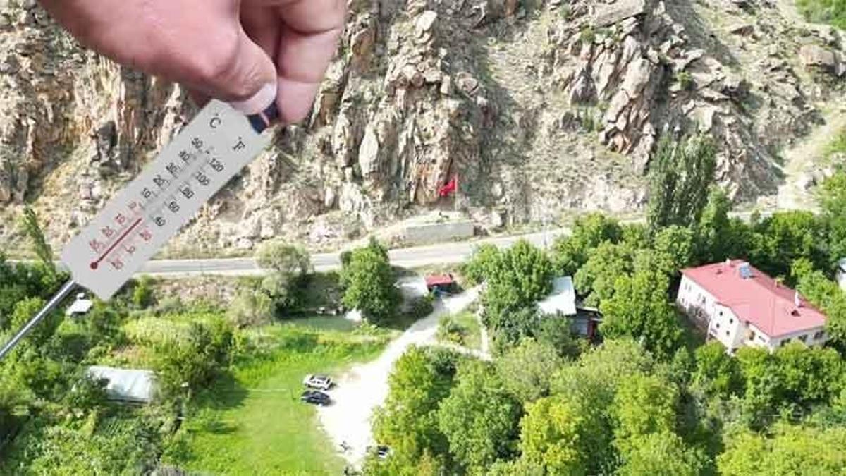 Doğal bir soğuk hava deposu! Yer Erzurum: Yaz kış sıfır derece