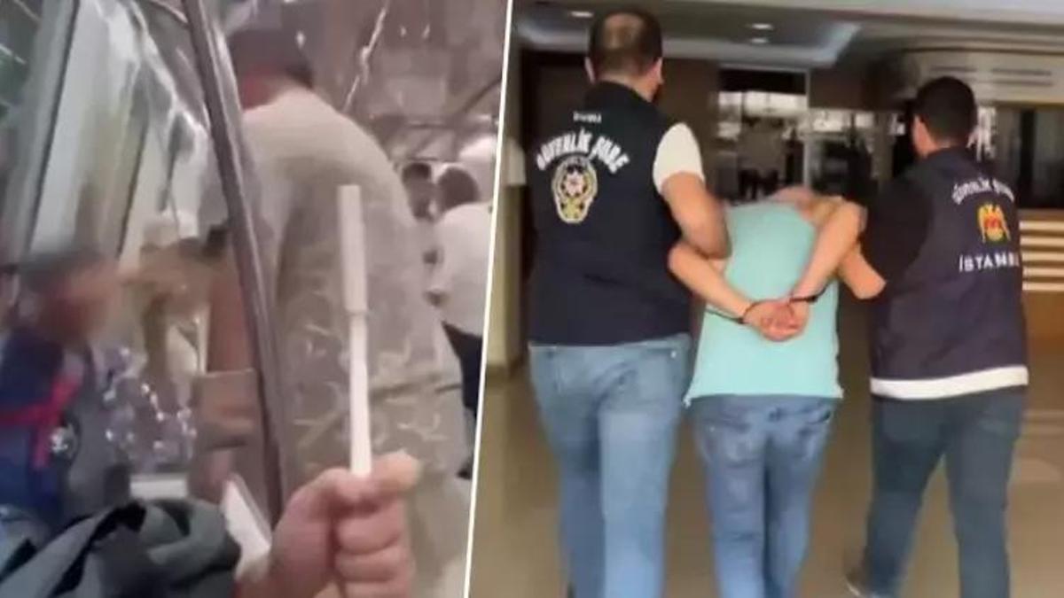 İstanbul'da metroda çocuğa şiddet uygulayan şüpheli tutuklandı