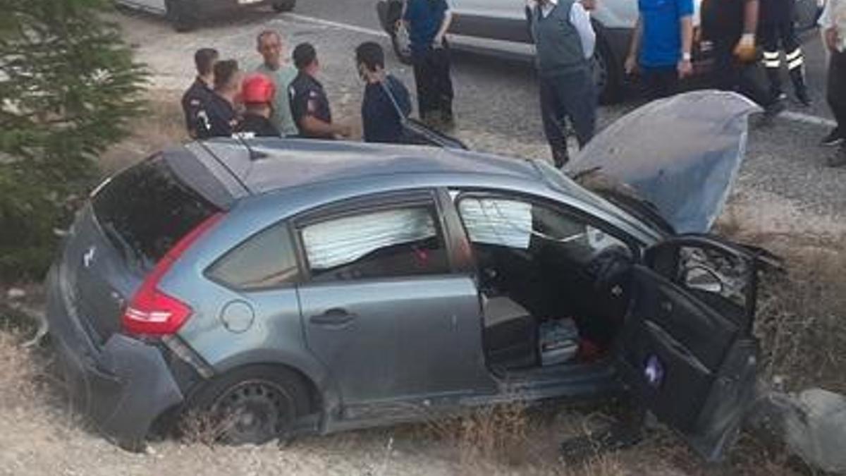 Nevşehir'de şarampole devrilen otomobilin sürücüsü öldü