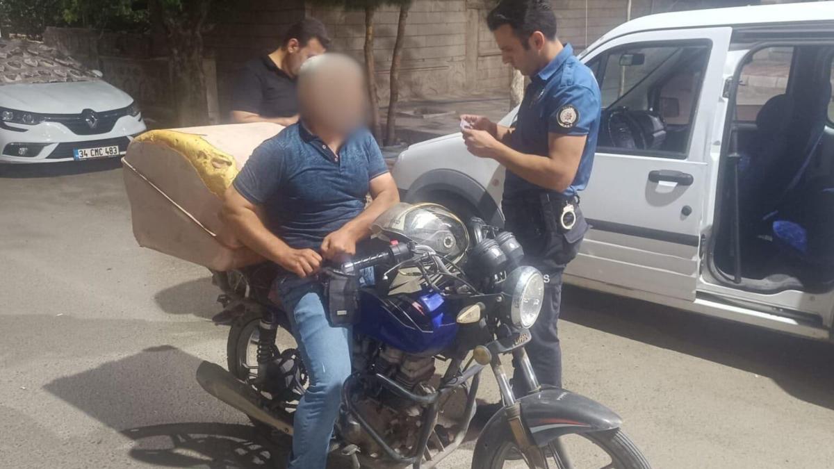 Batman Kozluk'ta motosiklet sürücülerine denetim