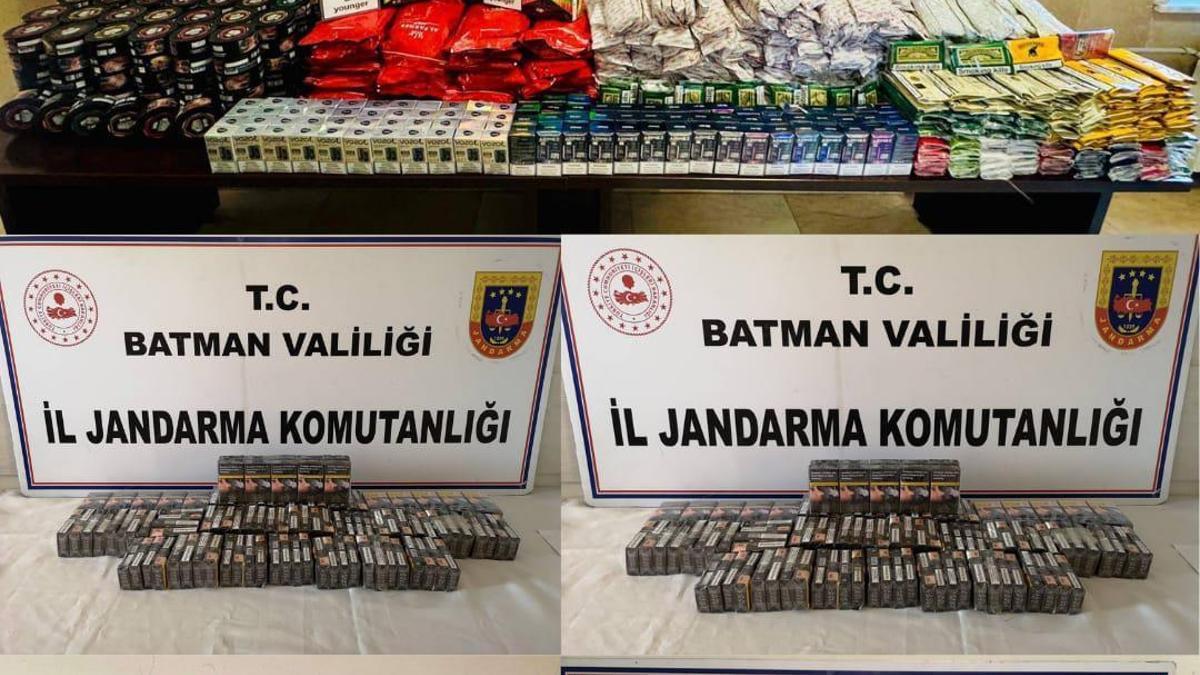 Batman'da kaçakçılığa 10 gözaltı