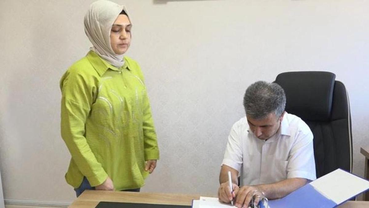 Gaziantep'te görme engelli okul müdürü azmiyle örnek oluyor
