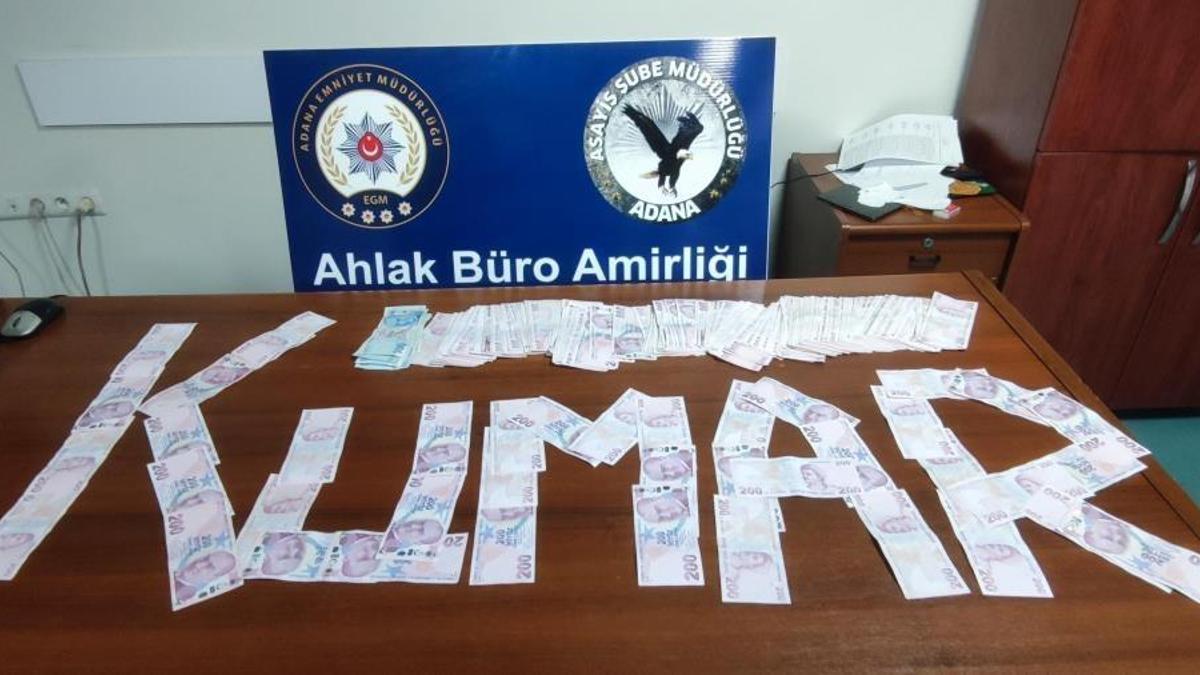 Adana'da 9 ayda 184 kumarhane baskını yapıldı