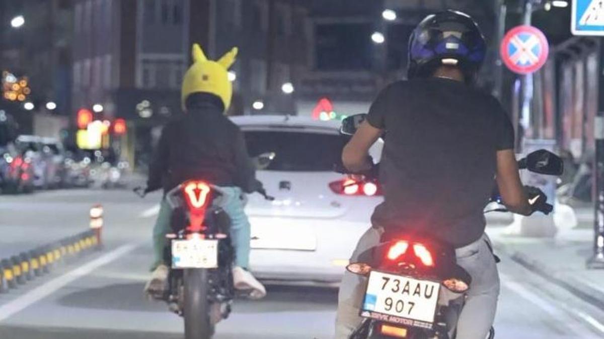 Motosikletli trafik magandaları kameraya böyle yakalandı