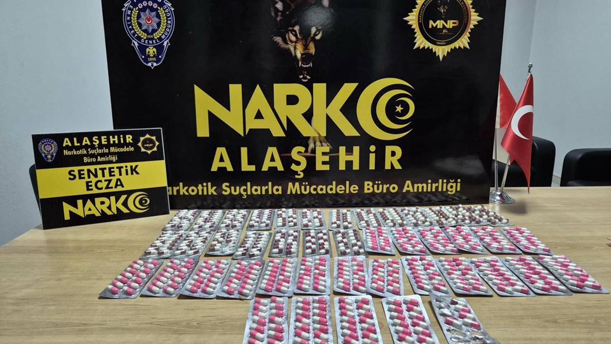 Evinde 604 adet sentetik ecza hap ile yakalandı
