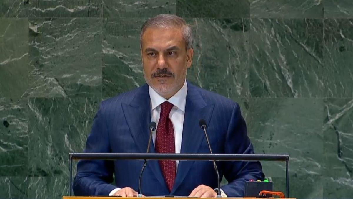 Bakan Fidan BM'de konuştu: Dünya beşten büyüktür