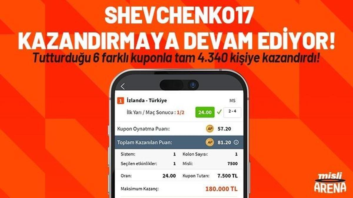 Misli fenomeni SHEVCHENKO17’den şov gecesi! Misli’ye gelen kazanıyor…