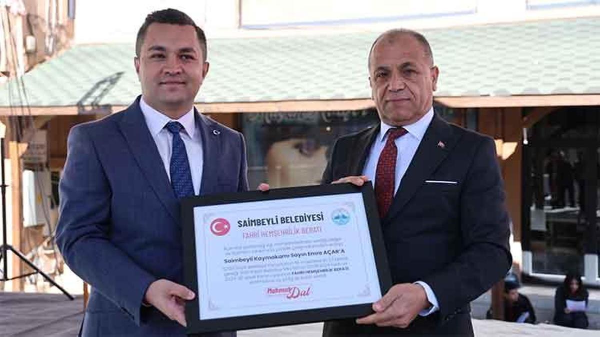 Kaymakamlığı önce resmetti sonra Saimbeyli'ye kaymakam oldu