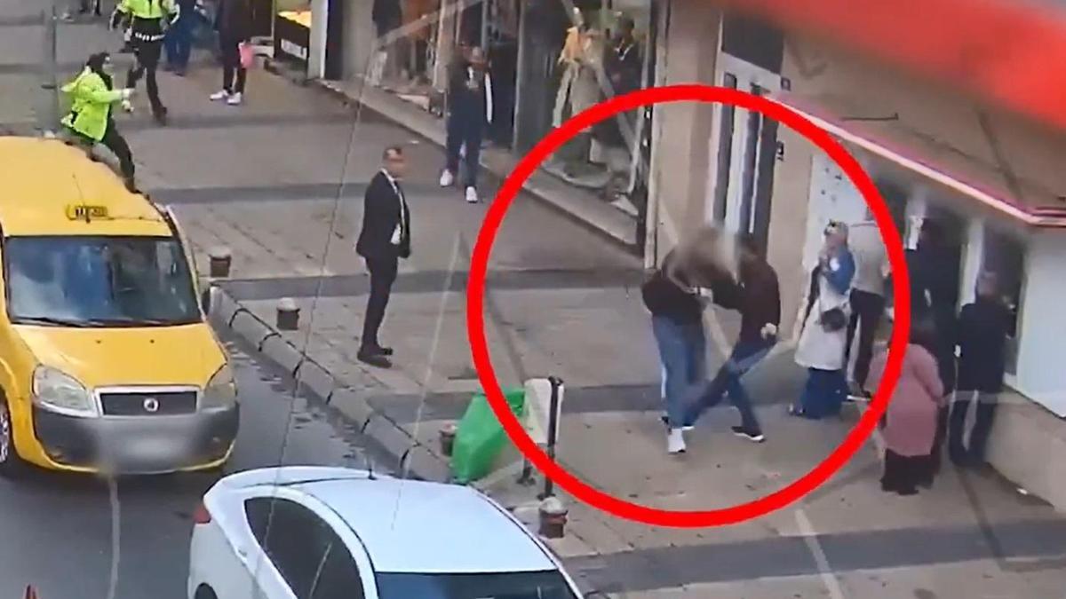 Kayseri'de bir vatandaş polisten kaçan firariyi çelme takarak durdurdu!