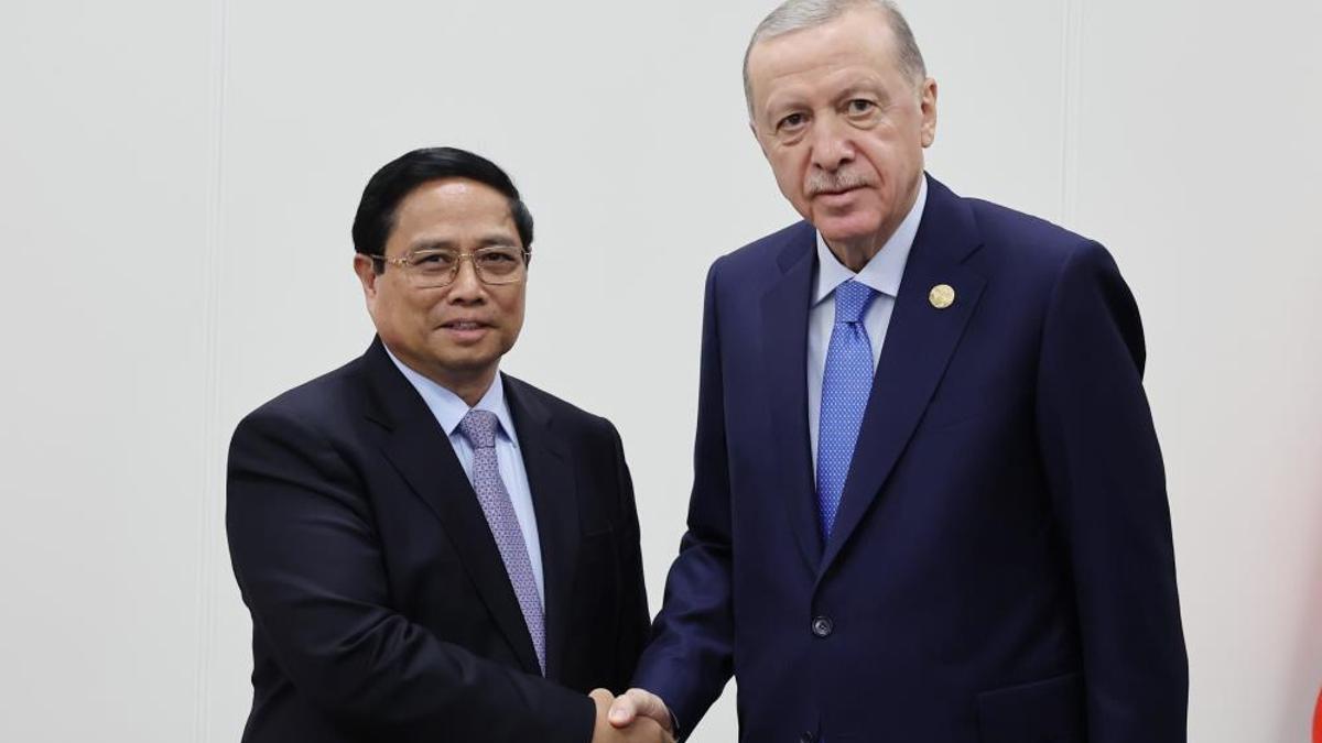 Cumhurbaşkanı Erdoğan'dan Kazan'da peş peşe görüşmeler