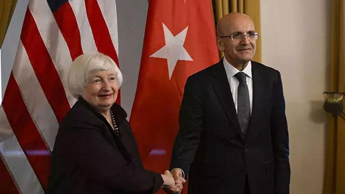 Hazine ve Maliye Bakanı Mehmet Şimşek ABD Hazine Bakanı Janet Yellen ile bir araya geldi.