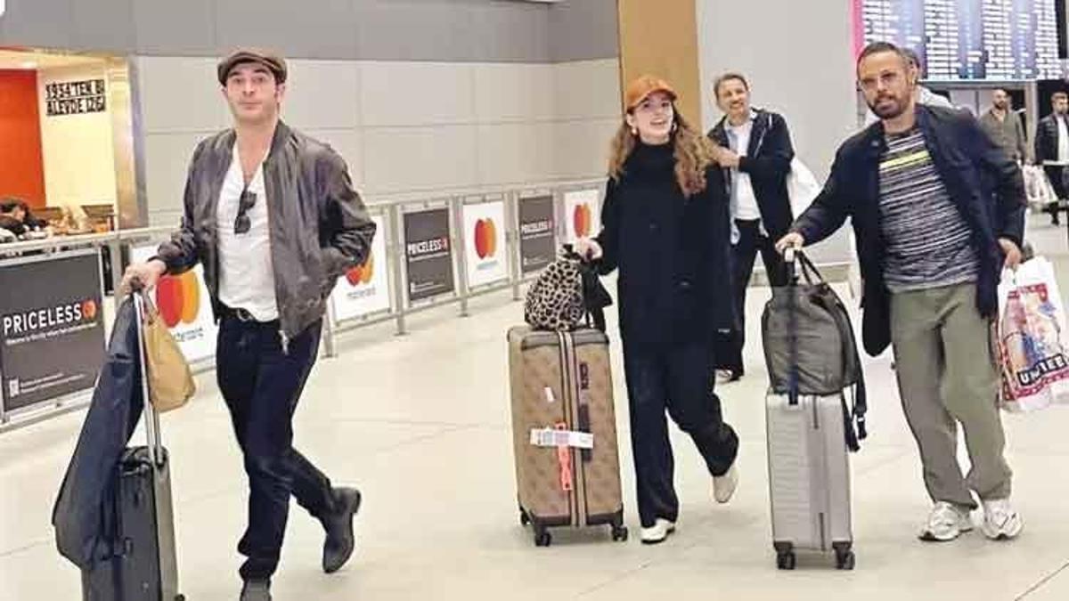 Burak Deniz ve Su Burcu Yazgı Coşkun, İstanbul’a döndü