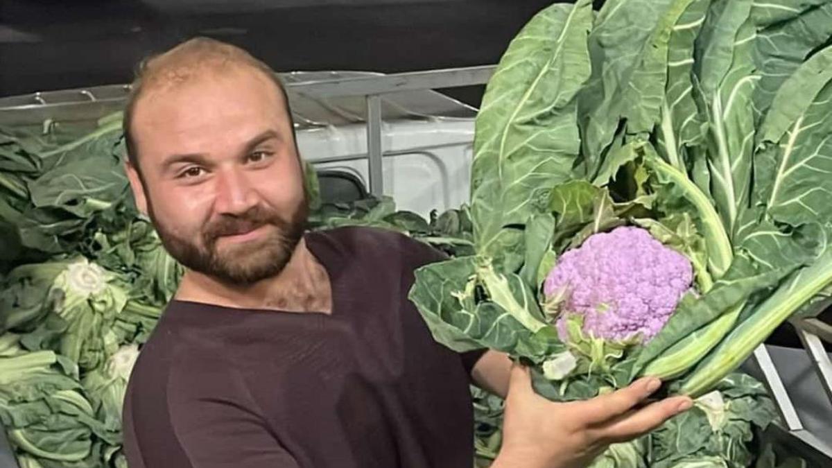 Mor Karnabahar Bandırma'da büyük şaşkınlığa sebep oldu