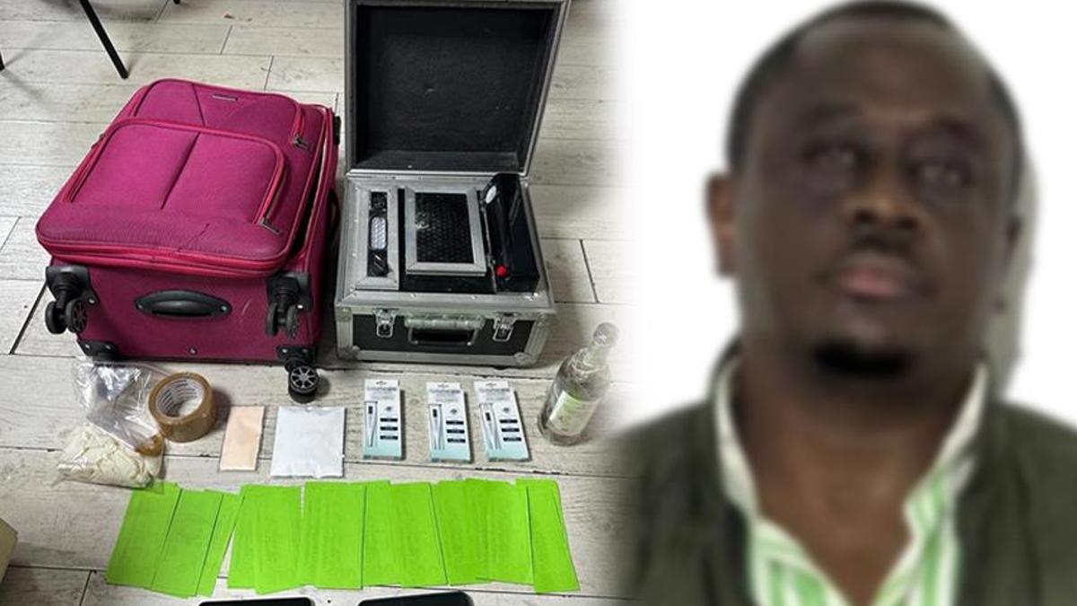 Şişle durdurulan şüphelinin valizinden sahte para basma makinesi çıktı