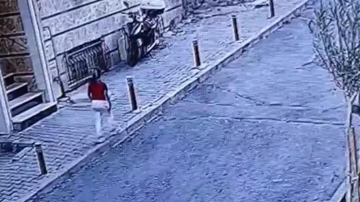 Şirin'in katiliyle karşılaştığı an güvenlik kamerasına yansıdı