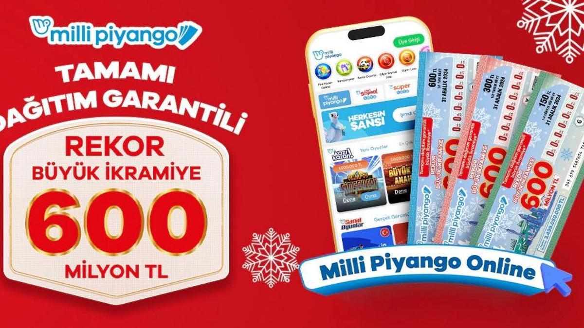 Milli Piyango'nun yılbaşı büyük ikramiyesi belli oldu! İşte çeyrek, yarım ve tam bilet fiyatları