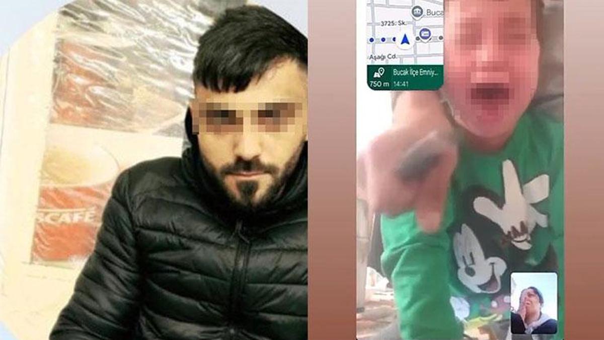 5 yaşındaki çocuğunun boğazına bıçak dayayan cani baba gözaltına alındı