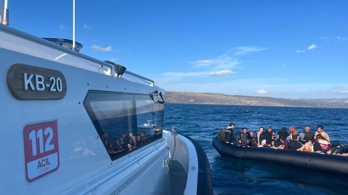 Çanakkale'de 51 kaçak göçmen yakalandı