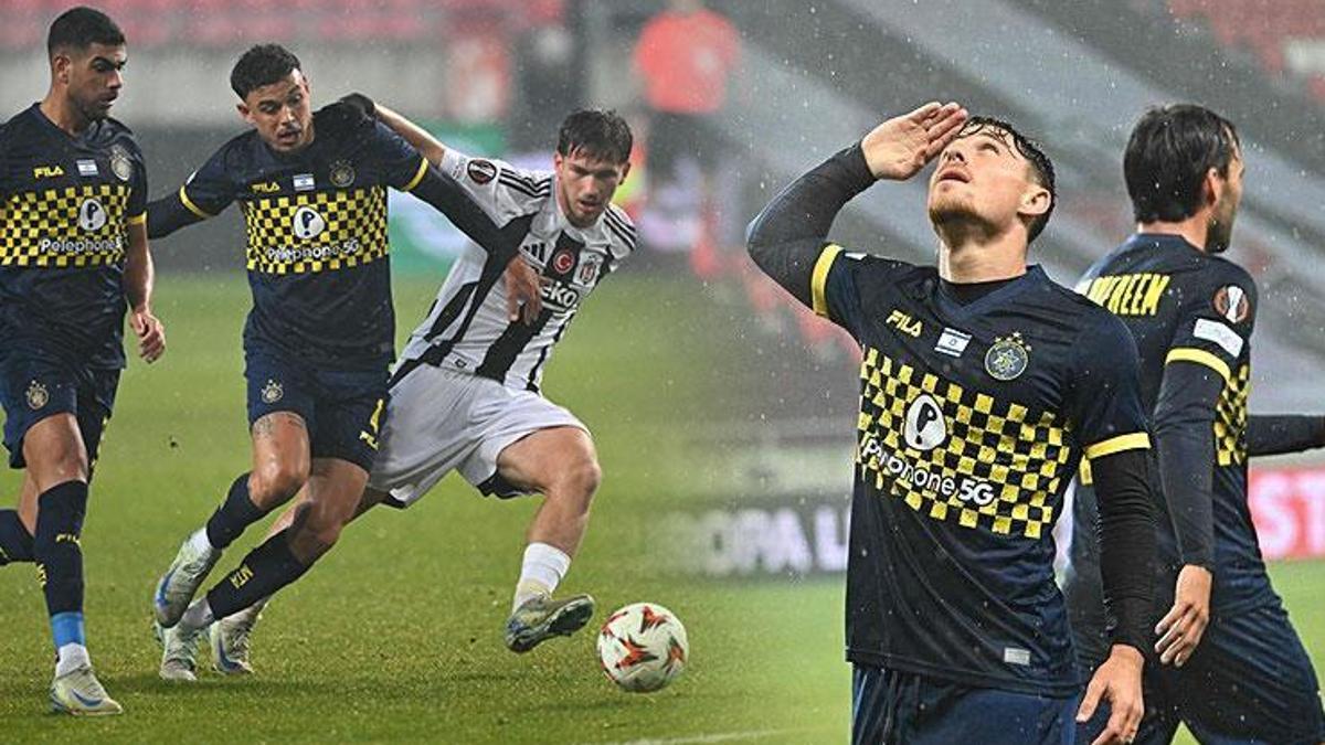 Beşiktaş maçında Maccabi Tel Avivli oyuncudan provokatif selam