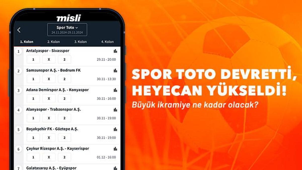 Spor Toto devretti, heyecan yükseldi! Büyük ikramiye ne kadar olacak?