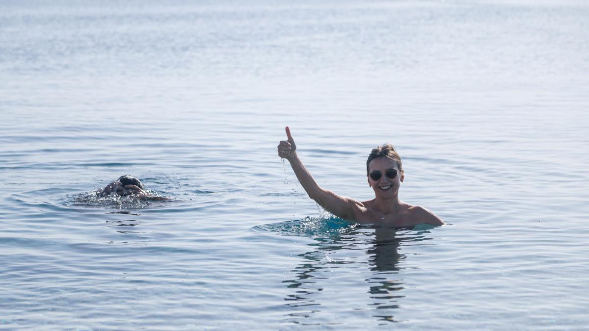 Antalya'da kasım sonunda deniz keyfi