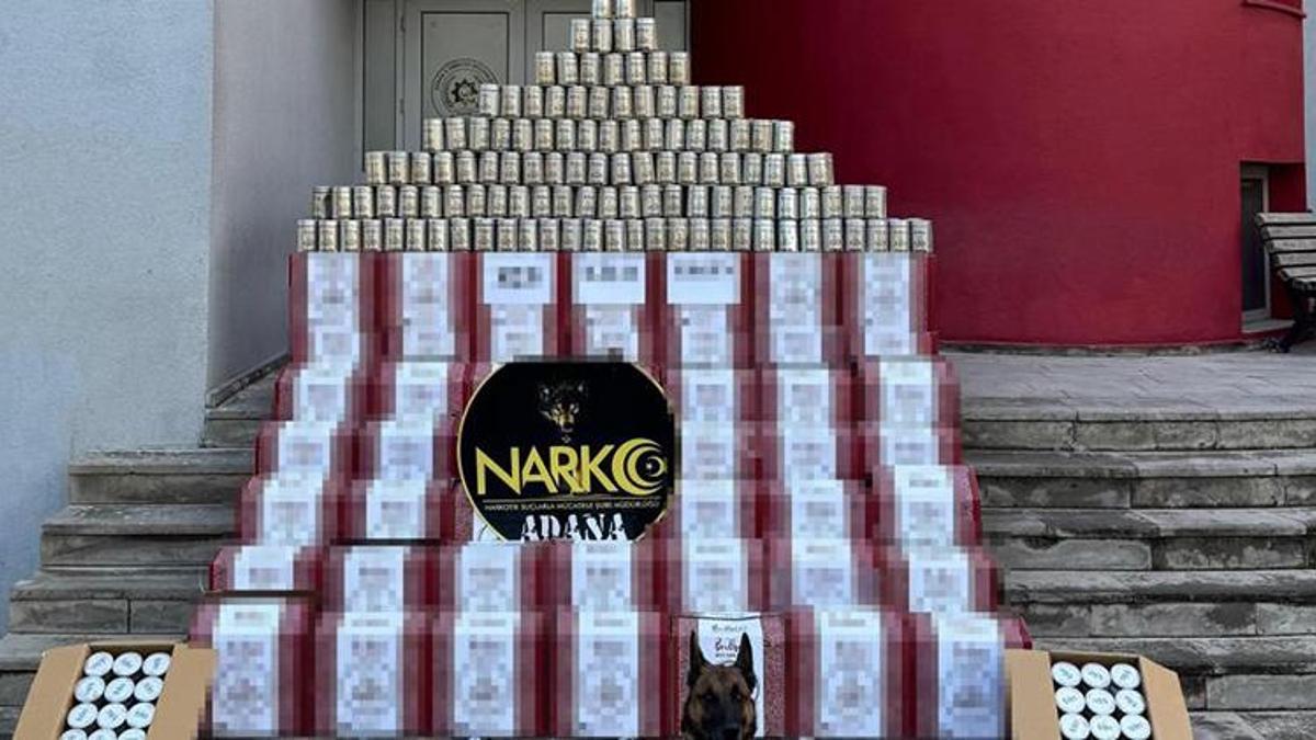 Adana'da narkotik operasyonu! Kahve kutularında eroin yakalandı