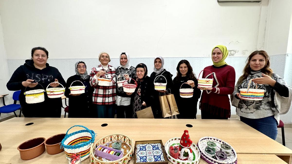 Hacılar ilçesinde 'sepet örücülüğü' sürdürülüyor