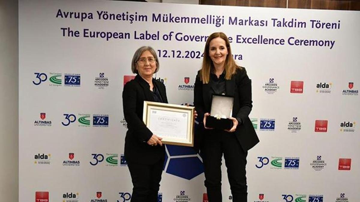 Büyükşehir Belediyesi, Avrupa Konseyi'nden ödül aldı