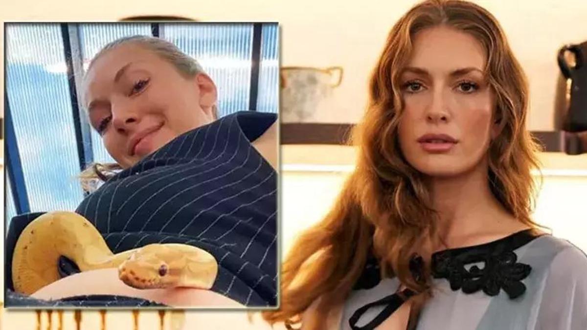 Yasemin Kay Allen'den şok itiraflar: İngiltere'de piton besliyor!