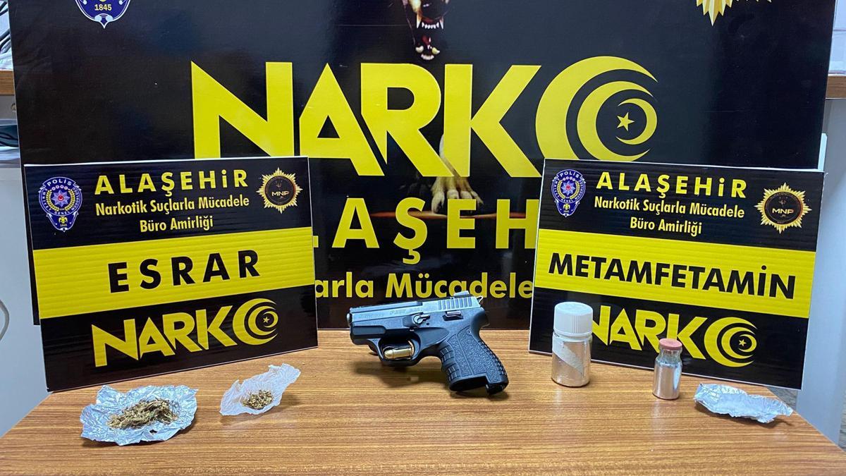 Manisa'da uyuşturucu taşıyan şüpheli tutuklandı