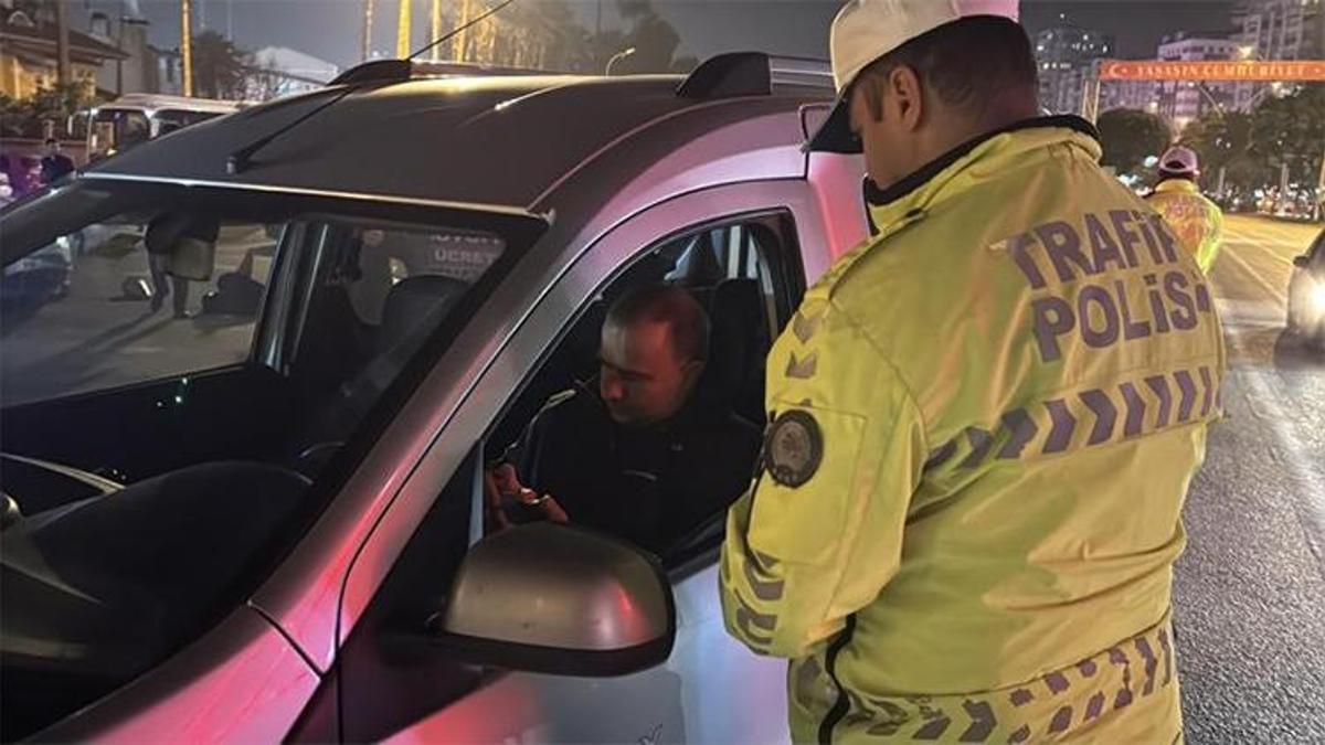 Adana'da dron destekli trafik denetimi