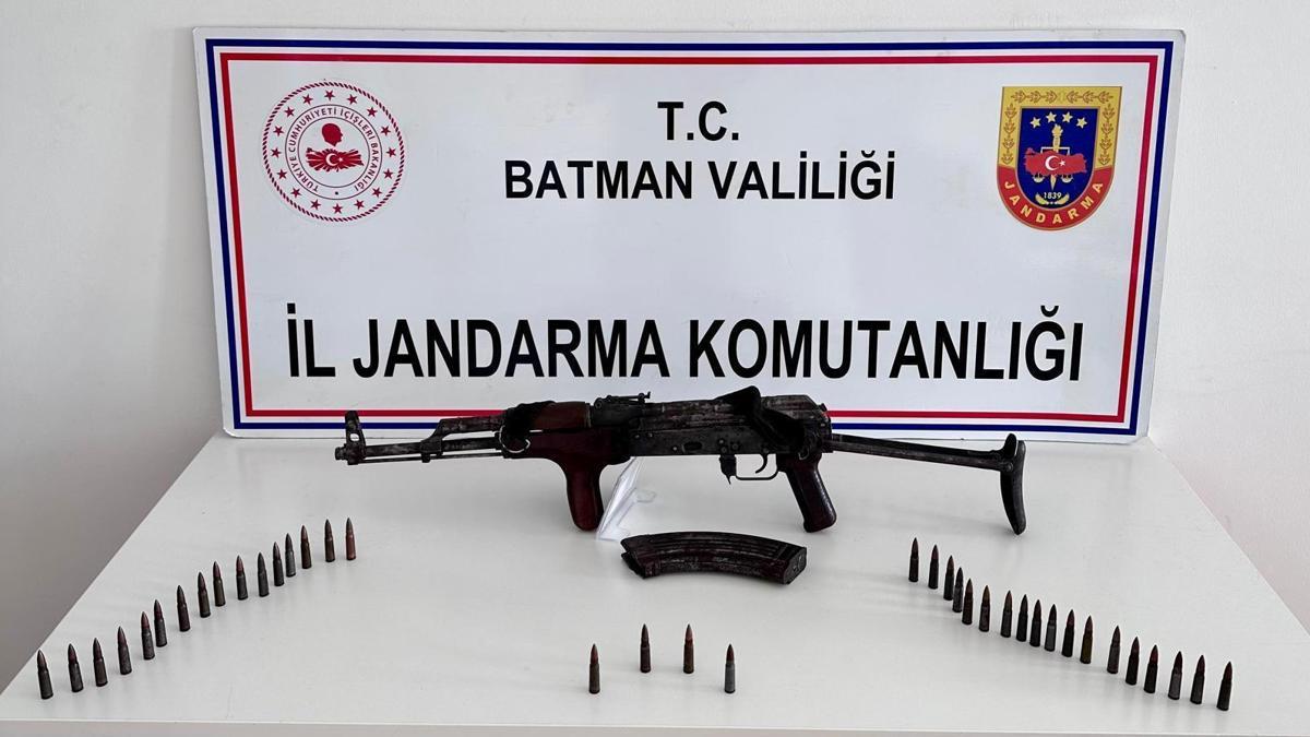 Batman'da evde bulunan kalaşnikofa 1 gözaltı