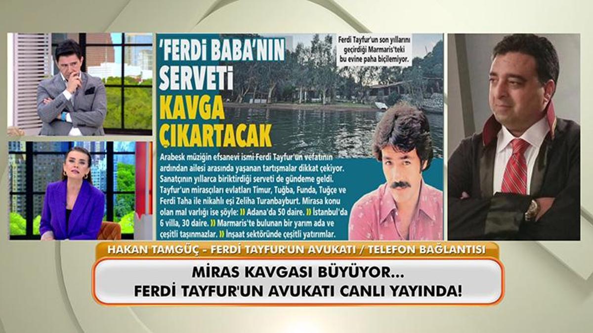 Ferdi Tayfur'un avukatından çarpıcı 'miras' açıklamaları: Onlara yaşarken de milyonlar verdi